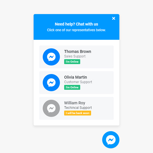 Messenger Support