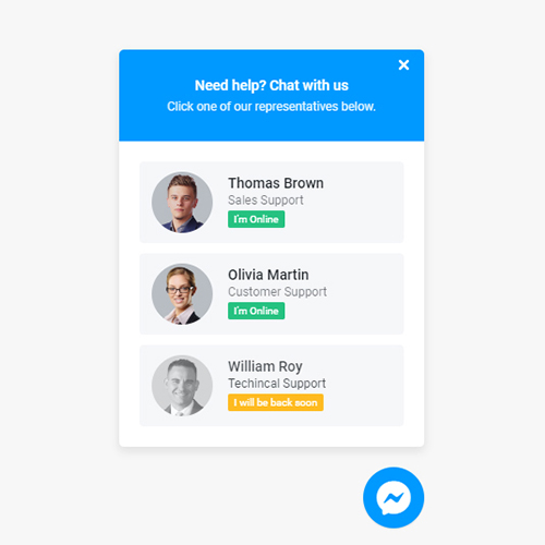 Messenger Support